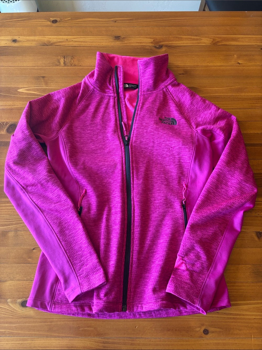 The North Face Women's Pink Full-Zip Fleece Jacket